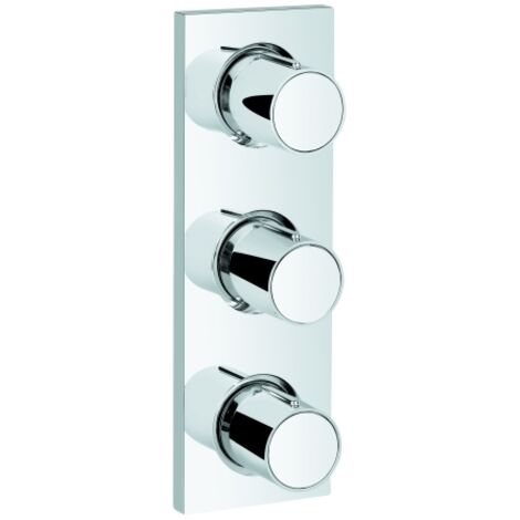 Grohe Fertigmontageset Grohtherm F UP-Ventil, 3-fach, chrom