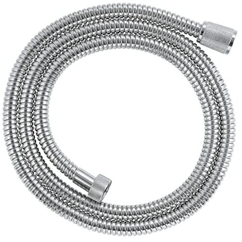 Grohe – Flexible de douche 1500 mm en métal chromé – Résistance à la pression 16 bar – Raccord G 1/2' – 27502001