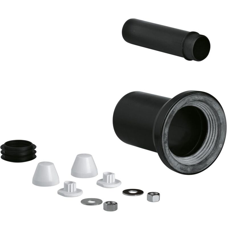 Grohe WC Zu- und Ablaufgarnitur, schwarz