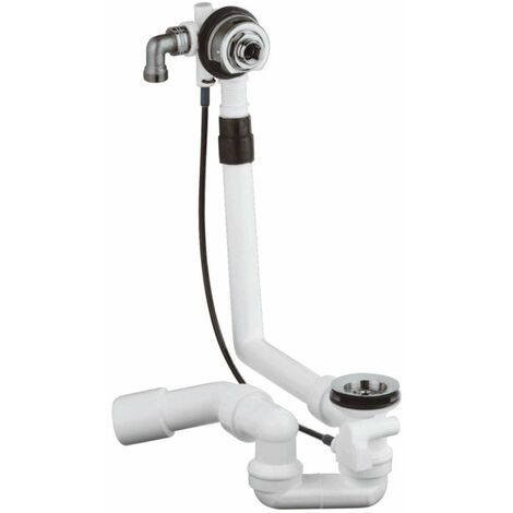 Grohe – Garniture de remplissage et vidage baignoire – Finition métal – Compatible baignoires spéciales – 28991000