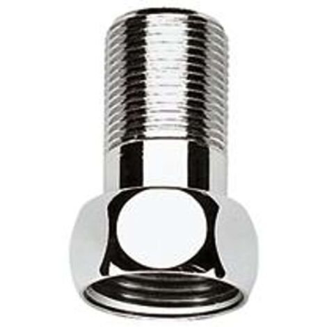 GROHE gerade Attacco Mutter 1 1/2 pollici x 1 1/4 pollici AG cromato