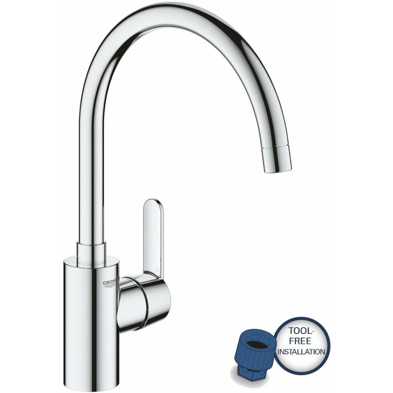 Get - Mitigeur d'évier, chrome 31494001 - Grohe