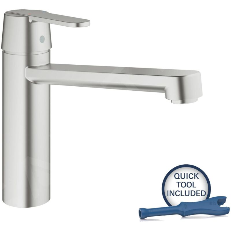 Get - Mitigeur d'évier, supersteel 30196DC0 - Grohe