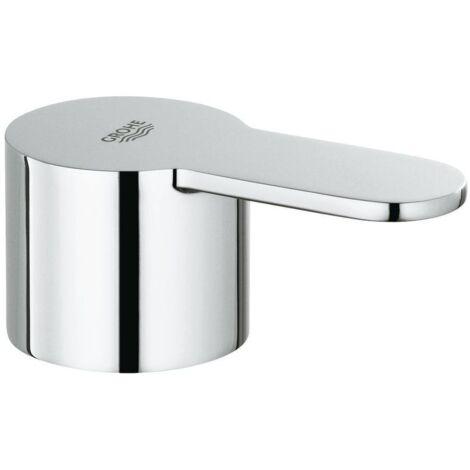 Grohe Griff Chrom mit Blauer Markierung, 48067000
