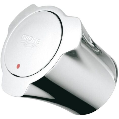 Grohe Griff L Chrom für Costa, Markierung Blau/Rot