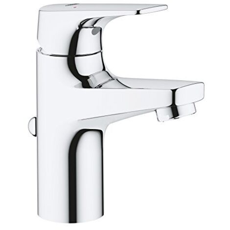Grohe GRO-23801000 23801000-Flow Stand Grifo lavabo con Barra de tracción y ecojoy, Tamaño S, Nero, S-Size