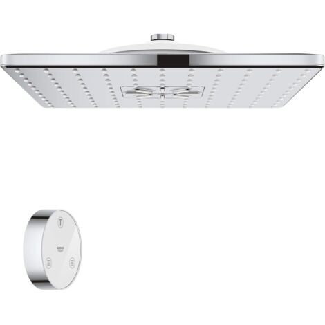 Grohe GRO-26643000 26643000-Rainshower SmartConnect 310 Cube Ducha Mural 2 chorros, Nero