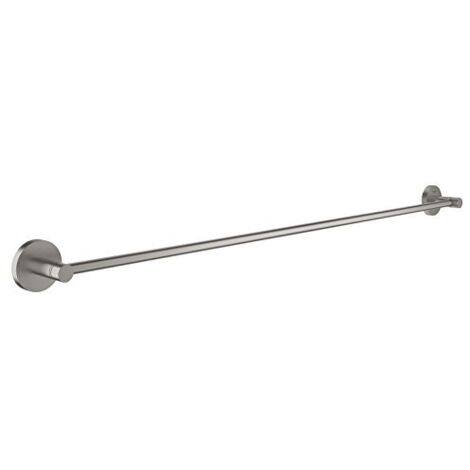Grohe GRO-40386DC1 40386DC1-Essentials - Toallero, 800 mm, Nero, Large