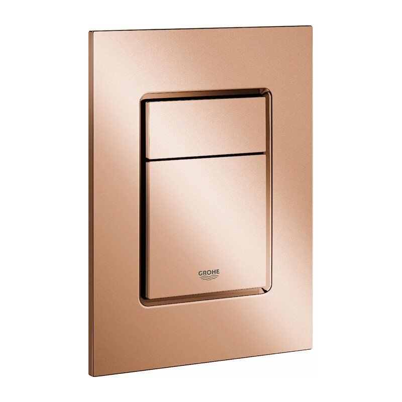 

GROHE Skate Cosmopolitan S 37535 2-Mengen / Start & Stopp placa de actuador de inodoro brillante oro rosa