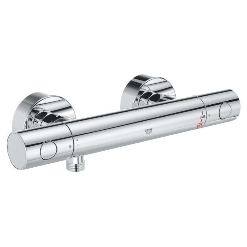 Grohe - Mitigeur thermostatique douche Grohtherm 800 chromé avec filtres intégrés