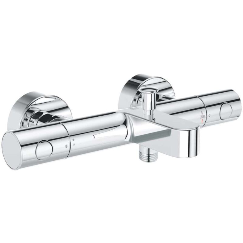 Grohtherm 800 Thermostat de bain Cosmopolitan 34766000 chromé , dn 15, montage mural - Grohe