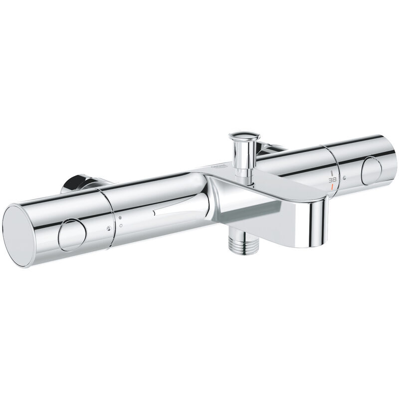 Grotherm 800 Cosmopolitan Thermostatic bath and shower mixer with ceramic head 1/2, 180°, Chrome (34770000) - Grohe