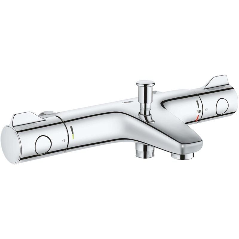 Grohtherm 800 - Mitigeur thermostatique de baignoire, chrome 34754000 - Grohe