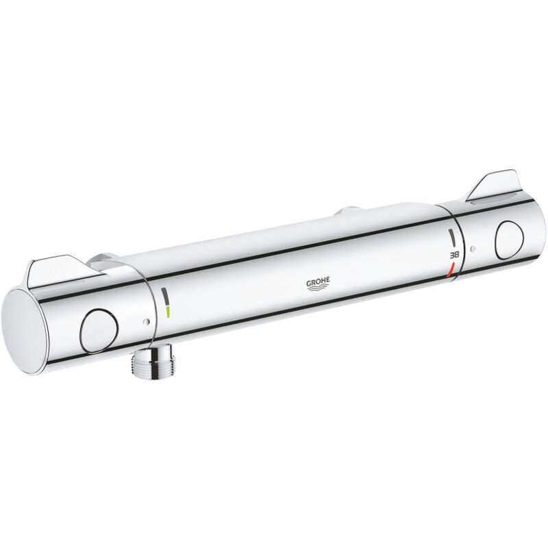 Grohe Grohtherm 800, Thermostat-Brausebatterie, DN 15, chrom
