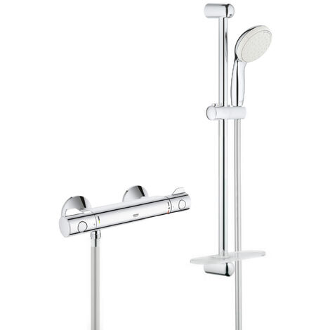 Colonne de douche TEMPESTA 250 Eco Joy Mitigeur Thermostatique Chromée GROHE  - Oskab