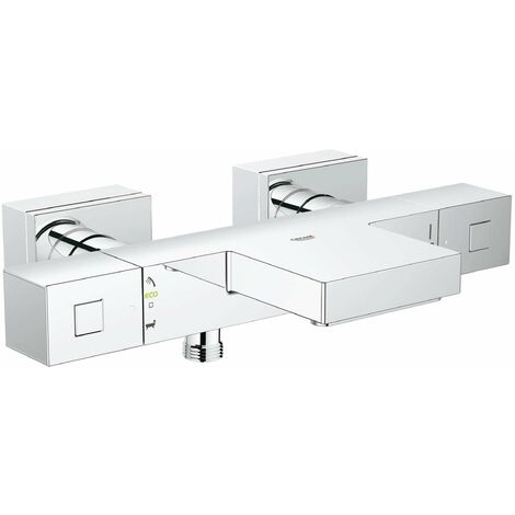 Grohe Grohtherm Cube - Miscelatore termostatico per vasca da bagno, cromo 34508000