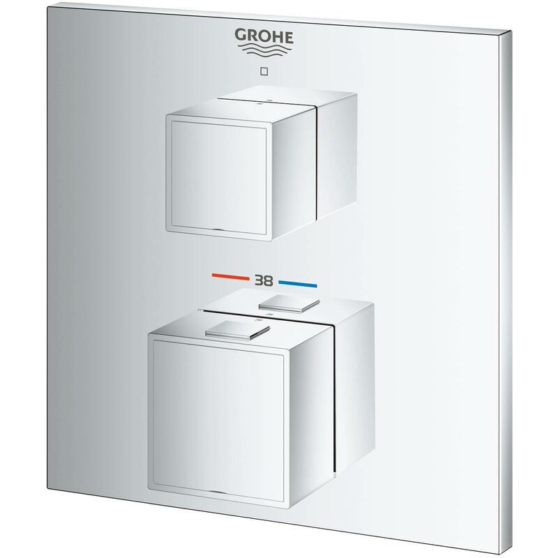 

Grohtherm Cube Termostato para 1 salida con llave de corte (Ref. 24153000) - Grohe