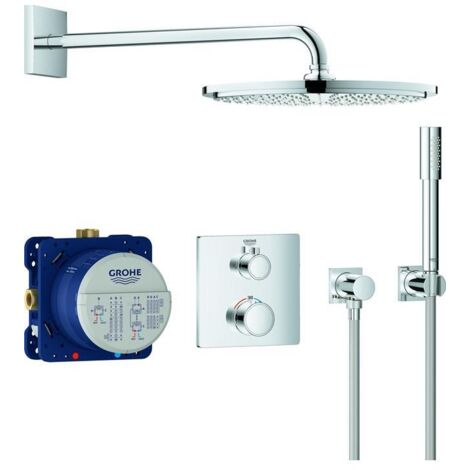 Grohe Grohtherm Duschsystem Unterputz mit Rainshower Cosmopolitan