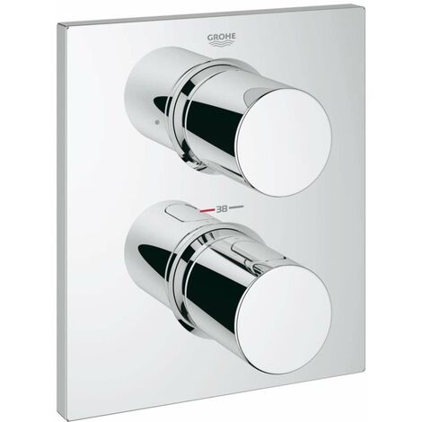 Grohe Grohtherm F - Miscelatore termostatico ad incasso per vasca da bagno, cromato 27618000