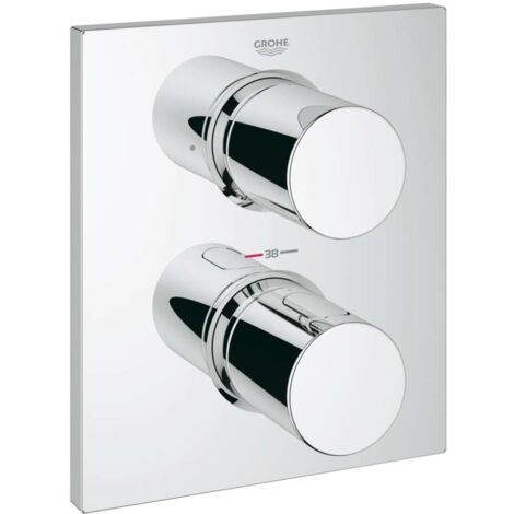Grohe Grohtherm F - Thermostat-Badewannenarmatur, Unterputzmontage, Chrom 27618000