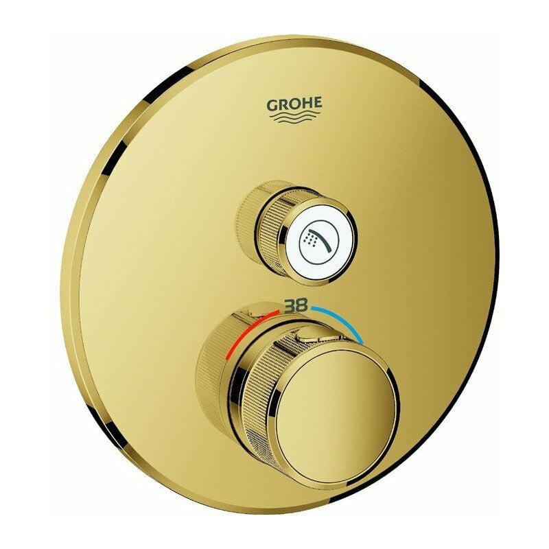 

Grohtherm SmartControl 29118 FMS termostato redondo 1 ASV dorado brillante - Grohe