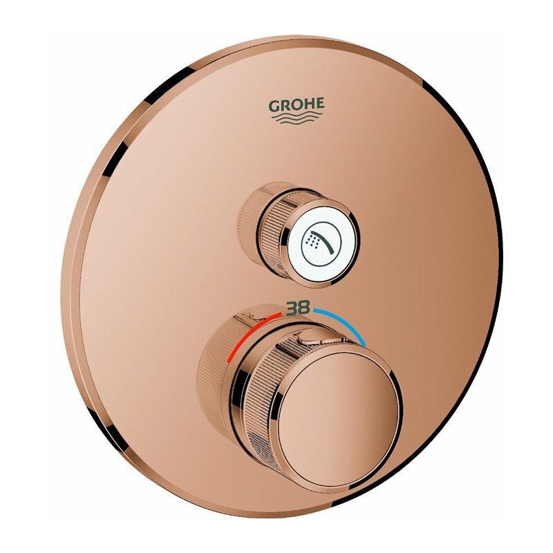 

Grohtherm SmartControl 29118 FMS termostato redondo 1 ASV oro rosa brillante - Grohe
