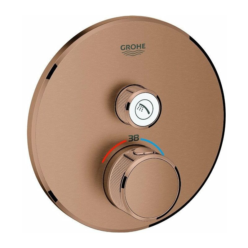 

Grohtherm SmartControl 29118 FMS termostato redondo 1 ASV oro rosa brillante geb. - Grohe