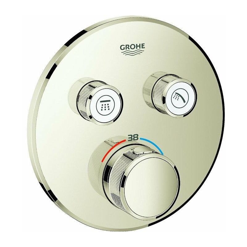 

Grohtherm SmartControl 29119 FMS termostato redondo 2 ASV níquel - Grohe