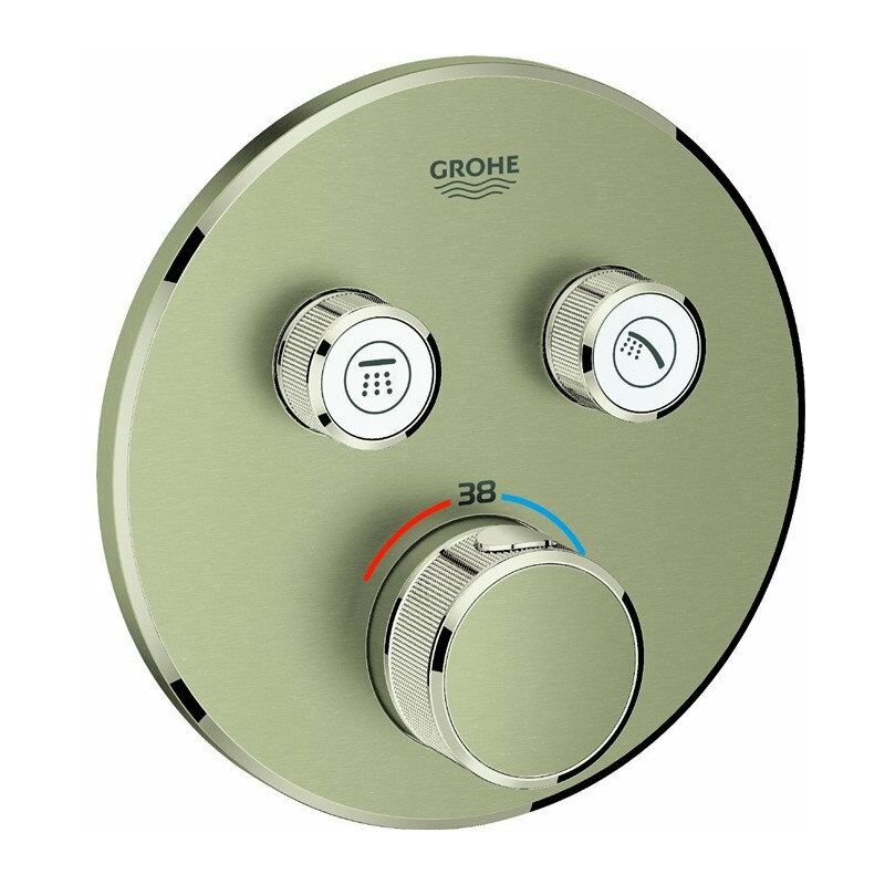 

Grohtherm SmartControl 29119 FMS termostato redondo 2 ASV níquel cepillado - Grohe