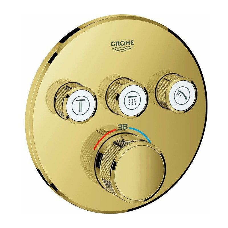 

GROHE Grohtherm SmartControl 29121 FMS termostato redondo 3 ASV dorado brillante