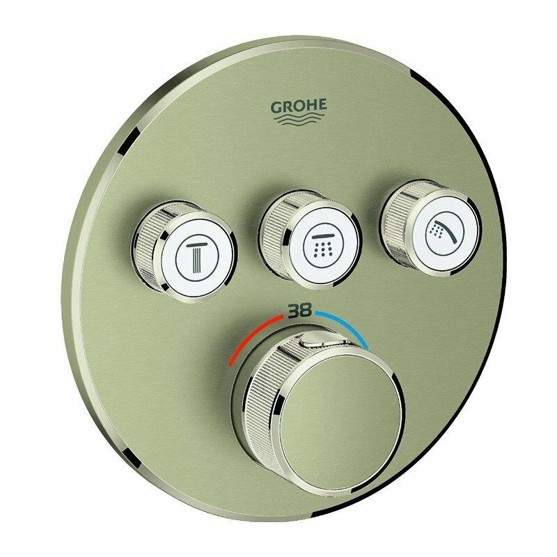 

Grohtherm SmartControl 29121 FMS termostato redondo 3 ASV níquel cepillado - Grohe