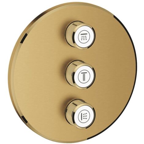 Grohe Grohtherm SmartControl 3-fach Unterputzventil, Wandrosette