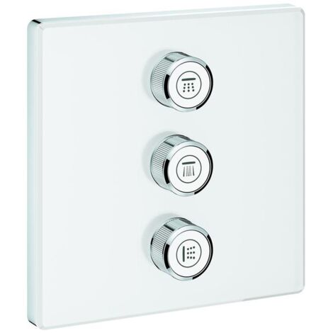 Grohe Grohtherm SmartControl 3-fach Unterputzventil, Wandrosette