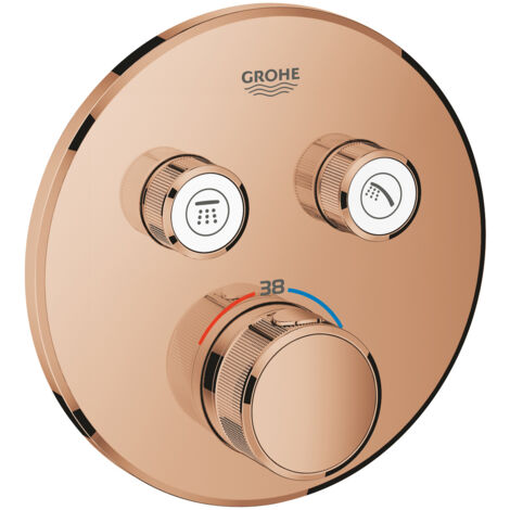 Grohe Grohtherm Smartcontrol, Termostato per installazione a parete 2 uscite, Warm Sunset (29119DA0)