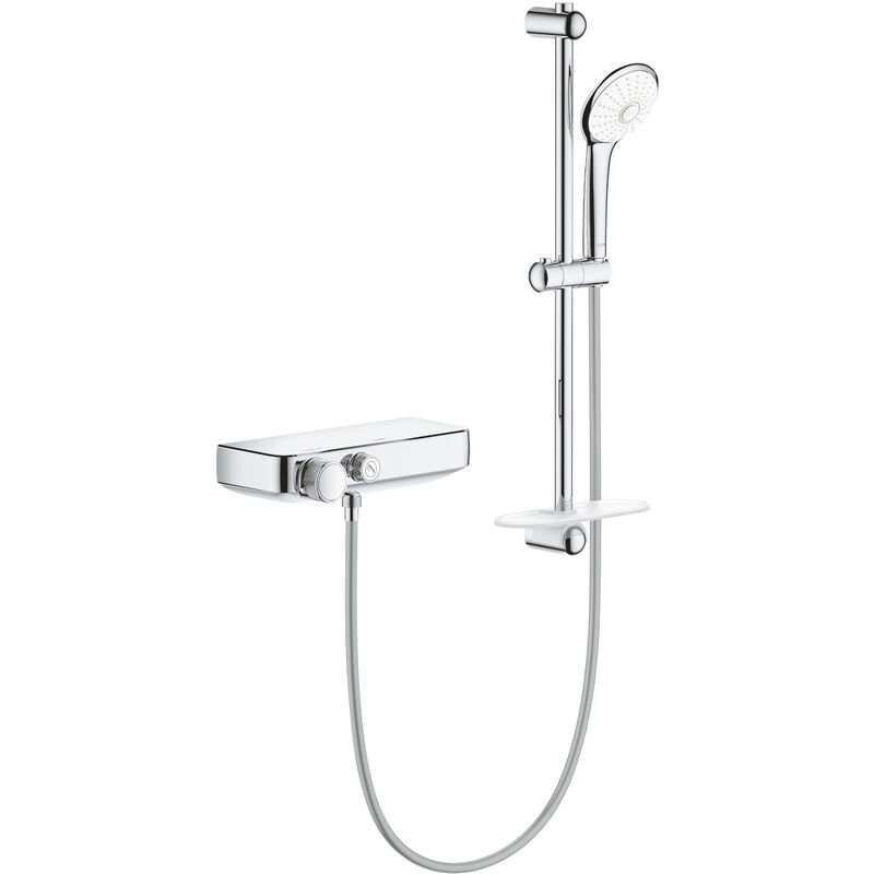 Grohe - Grohtherm SmartControl Thermostatic shower mixer 1/2' with shower set, Chrome (34720000)