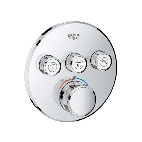 Grohe Grohtherm SmartControl Thermostatique pour installation encastrée 3 sorties (29121000)