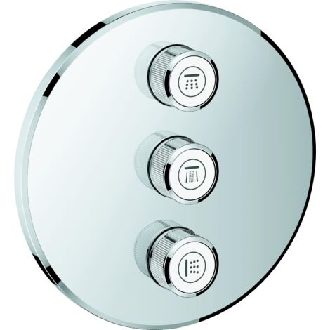 Grohe Grohtherm SmartControl Válvula oculta de 3 vías, rosa de