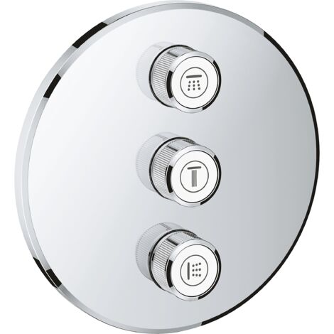 Grohe Grohtherm SmartControl vanne à 3 voies dissimulée, rosace