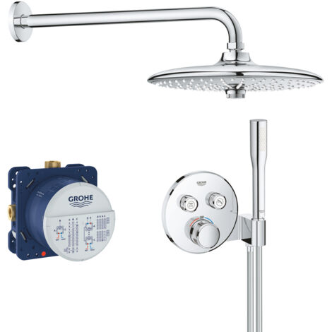 Grohe Grotherm SmartControl Perfect Shower Round Set with Euphoria 260 Head