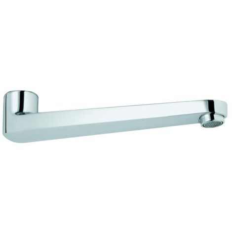 Grohe Gussauslauf Chrom, Länge 245mm, schwenkbar und arretierbar, Laminarstrahlregler 9l/min
