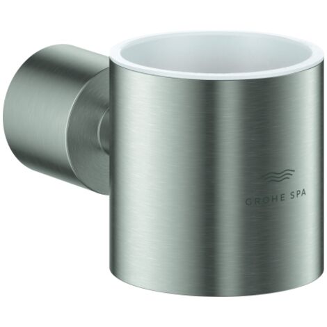Grohe Halter Atrio für Glas oder Seifenspender, supersteel