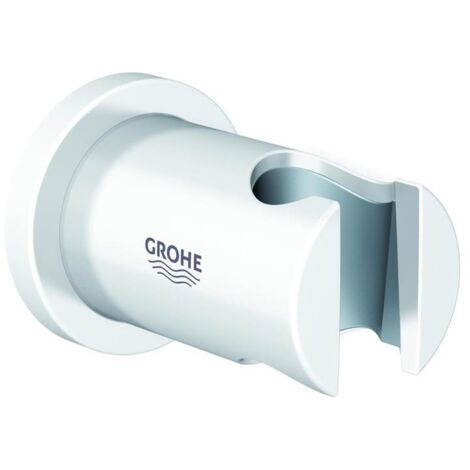 Grohe Handbrausehalter Rainshower n. verstellb., runde Rosette, moon white