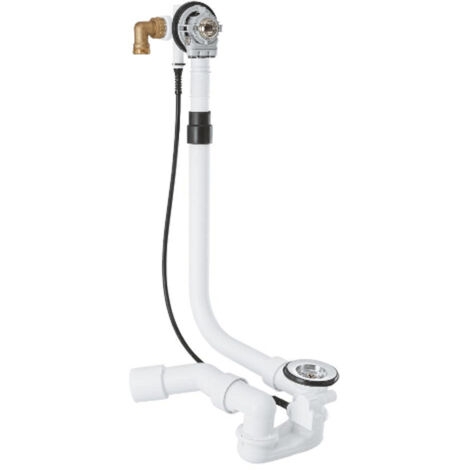 Grohe Inlet-/Waste/Overflow Valve Rough Chrome - 28991000 - Bath Waste Solution
