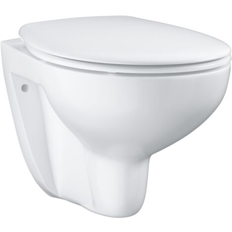 GROHE Inodoro suspendido sin reborde Bau Ceramic con asiento