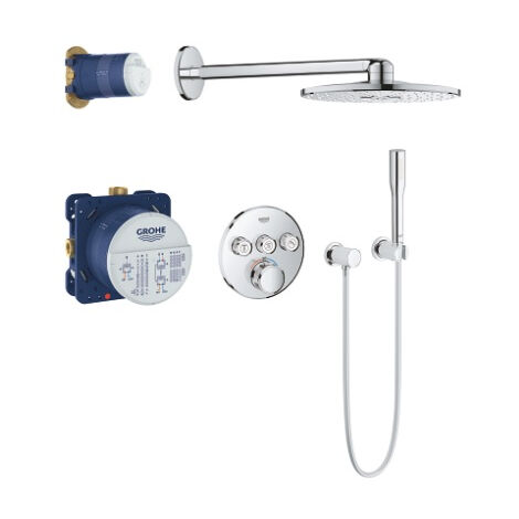 Grohe Conjunto de ducha Grohtherm SmartControl Perfect con Rainshower 310 SmartActive Cube (34706000)