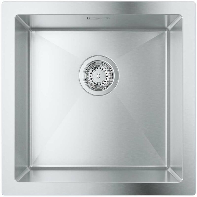 Grohe - viers - Évier K700 avec garniture de vidage, 46x46 cm, inox brossé 31578SD1
