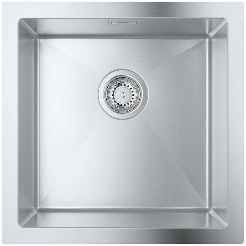 Grohe - viers - Évier K700 avec garniture de vidage, 464x464 mm, inox brossé 31578SD1