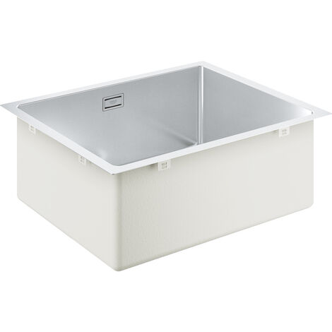 Grohe K700 Lavello sottopiano 540 x 440 mm + sifone, piletta e scarico inclusi, acciaio Inox (31574SD1)