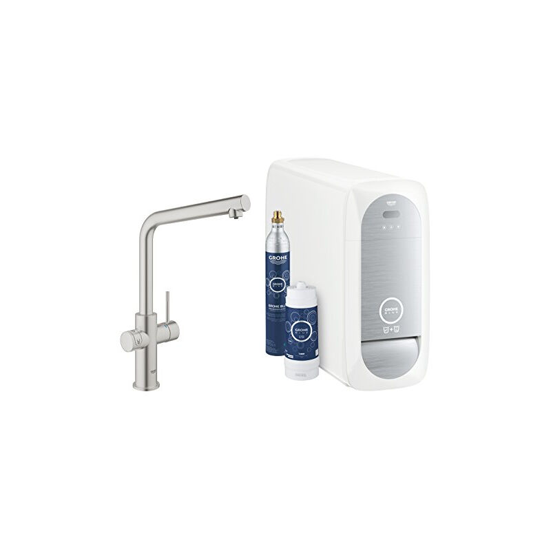 Grohe - Blue Home L-spout Starter Kit Mitigeur d'évier à levier