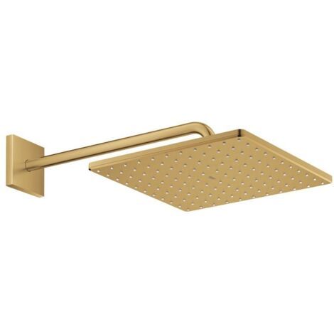 Grohe Kopfbrause Rainshower Mono 310 Cube Brausearm 42,2cm, cool sunrise gebürstet